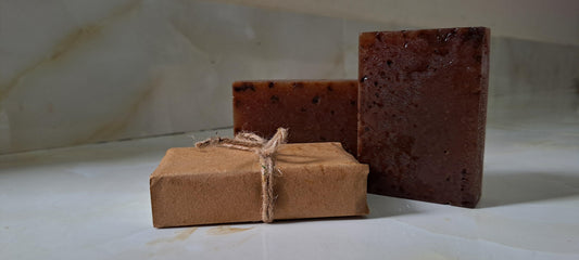 Coffee Polish Soap Bar, Exfoliating & Tan Removal with Coffee & Turmeric, For All Skin Types