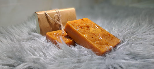 Turmeric Ubtan Soap Bar, Bridal Glow & Tan Removal with Haldi, Saffron & Sandalwood, For All Skin Types