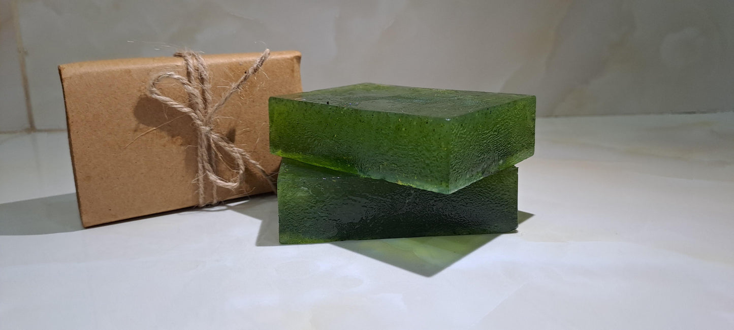 Acne Clear Soap Bar, Deep Pore Cleansing with Tea Tree & Neem, For Oily & Acne-Prone Skin